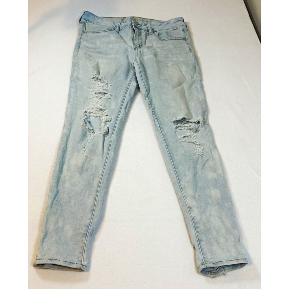 American Eagle Outfitters AE Denim X Women's Slim Jegging Light Wash Blue